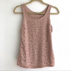 The Limited Sparkle Blush Tank